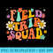 Field Trip Squad Groovy Field Day Teacher Student School - PNG Prints - Create with Confidence