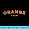 Orange Team Sports Field Day Colored - PNG Templates - Stunning Sublimation Graphics
