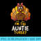 Im the Auntie Turkey Matching 2023 Family Thanksgiving Aunt - Printable PNG Graphics - Eco Friendly And Sustainable Digital Products