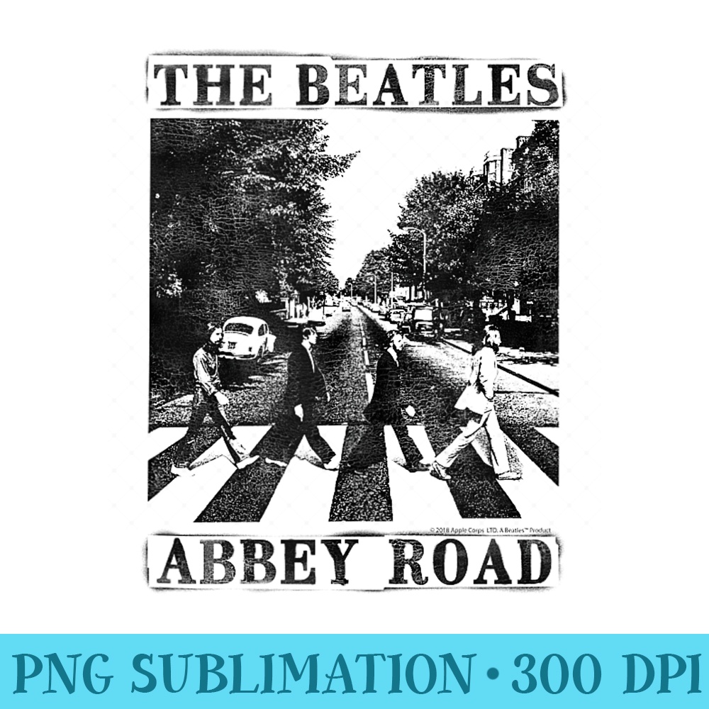 The Beatles Abbey Road - PNG design assets - Add a Festive Touch to Every Day