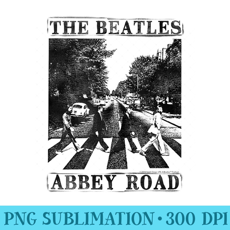 The Beatles Abbey Road - PNG design assets - Add a Festive Touch to Every Day