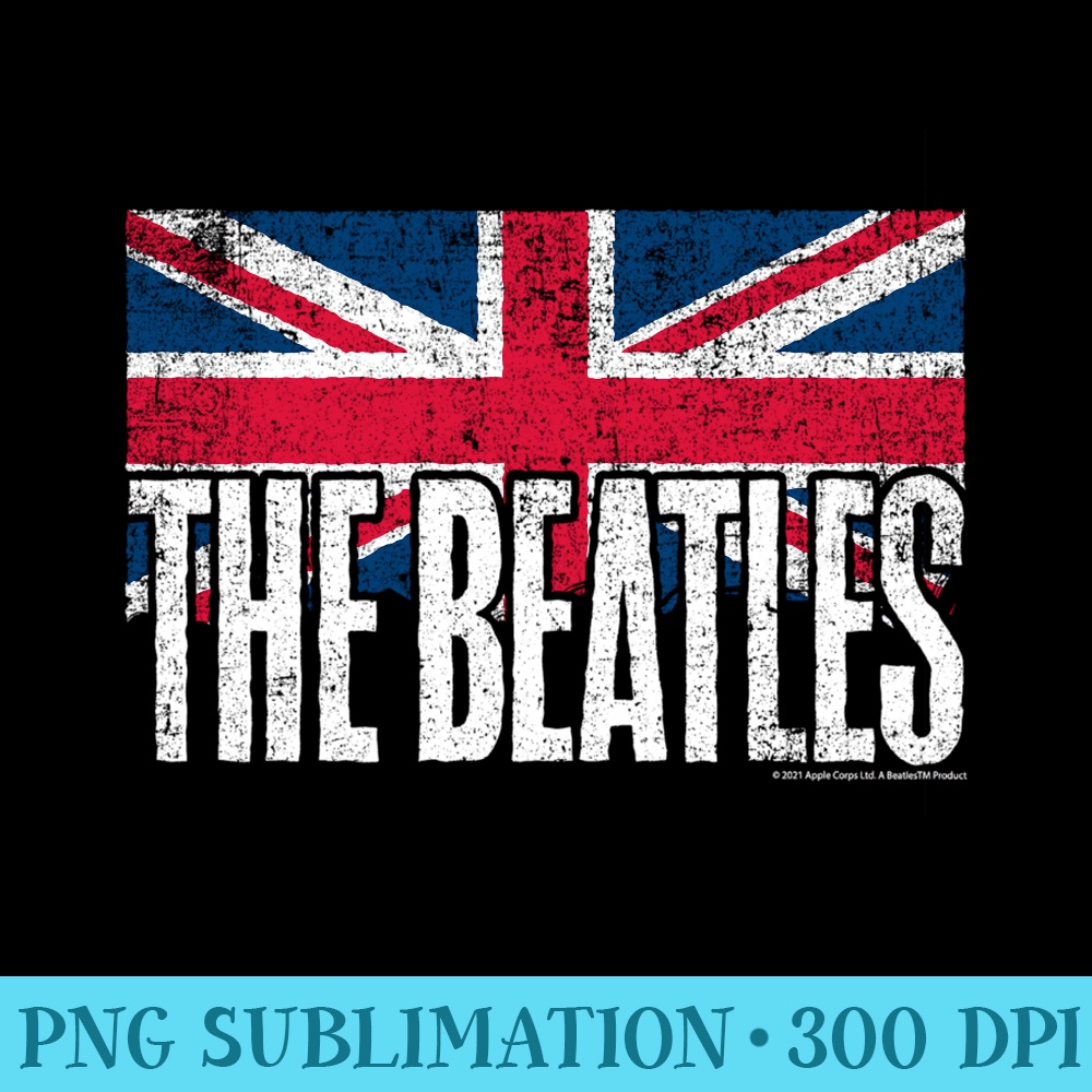 The Beatles - UK Flag - Modern PNG designs - Bold & Eye-catching