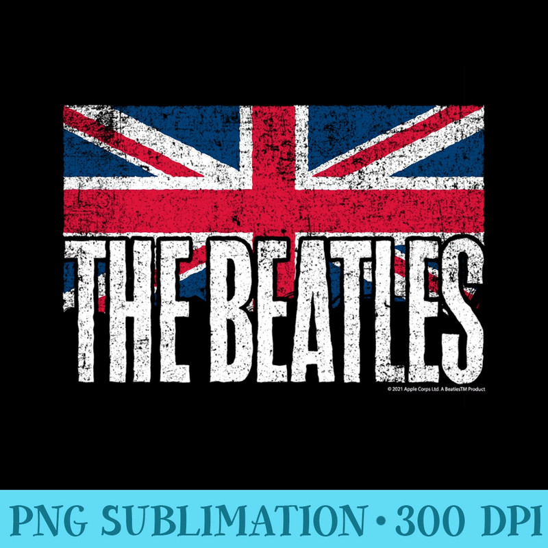 The Beatles - UK Flag - Modern PNG designs - Bold & Eye-catching