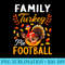 Family Thanksgiving Pie Football Cartoon Turkey Autumn - Printable PNG Graphics - Boost Your Success with this Inspirational PNG Download