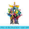 The Beatles - Yellow Submarine Collage - PNG Design Files - Transform Your Sublimation Creations