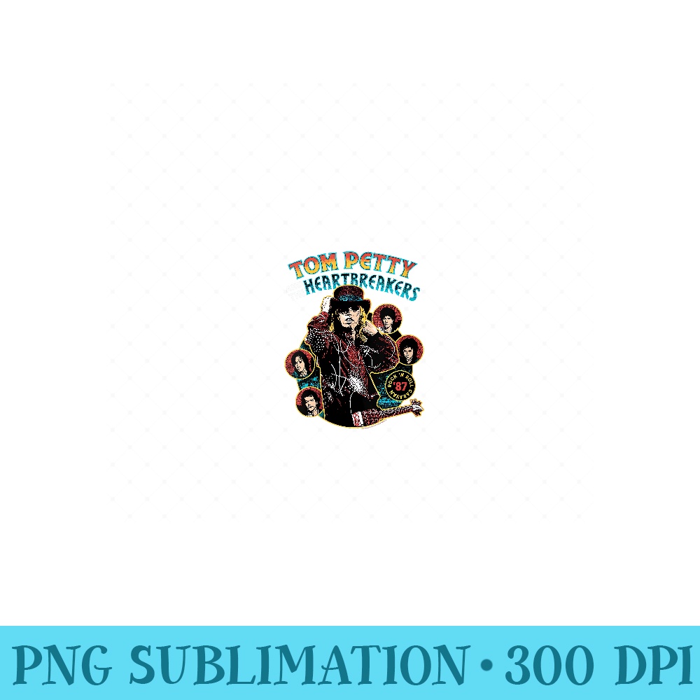 Womens Tom Petty and the Heartbreakers Rock N Roll Caravan Top Hat - Modern PNG designs - Versatile And Customizable Designs