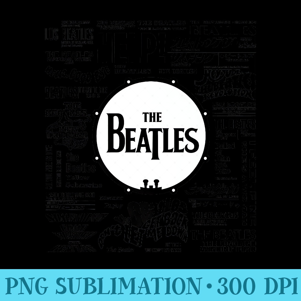 The Beatles - Beatles Singles World Art Premium - High Resolution PNG Designs - Add a Festive Touch to Every Day