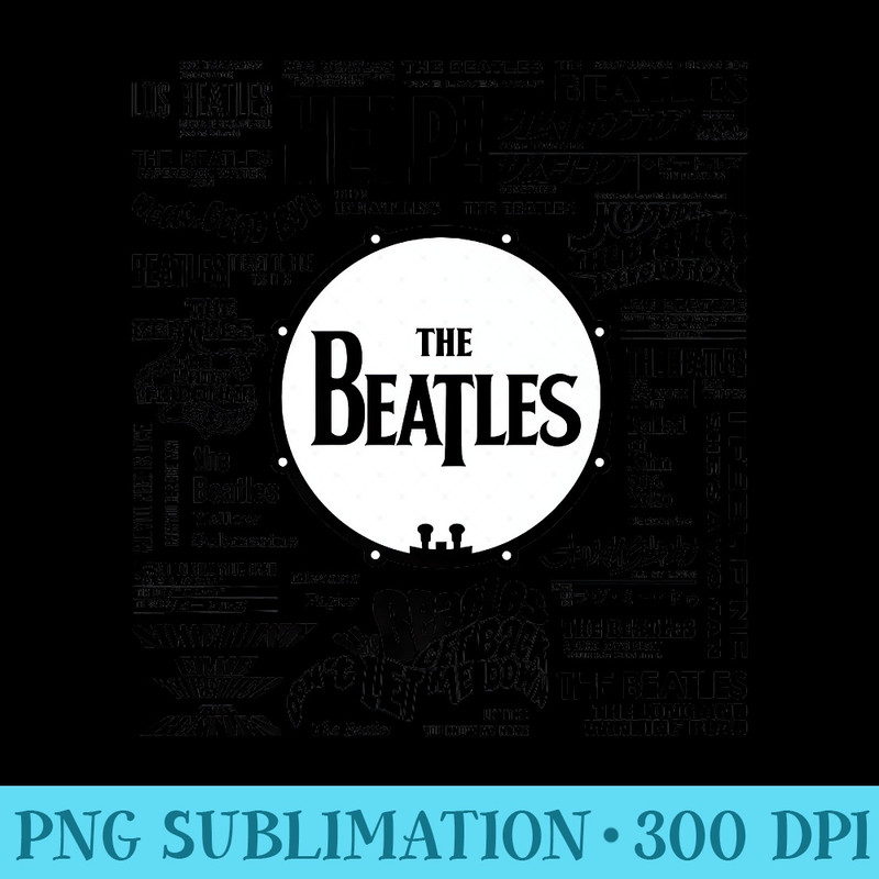 The Beatles - Beatles Singles World Art Premium - High Resolution PNG Designs - Add a Festive Touch to Every Day