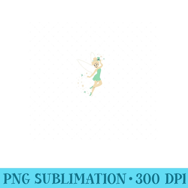 Disney Tinker Bell Lucky Leprechaun Hat St Patricku2019s Day - PNG Download - Perfect for Personalization