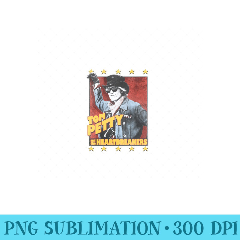 Tom Petty Change of Heart - Digital PNG Downloads - Capture Imagination with Every Detail