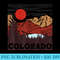 Colorado Retro Vintage Mountains Nature Hiking Camping - PNG Prints - Unlock Vibrant Sublimation Designs