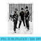 RUN DMC Tiny Squares Background - PNG Prints - Unique And Exclusive Designs