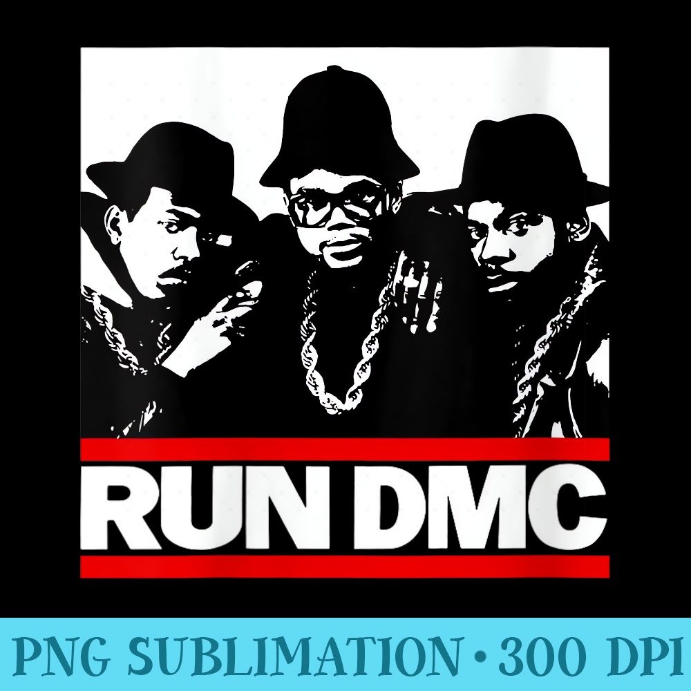 RUN DMC Trio Silhouette - High Quality PNG Files - Spice Up Your Sublimation Projects