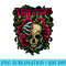 Funny Bullet My Valentine Skull Roses and Red Blood Horror - PNG Graphics - Eco Friendly And Sustainable Digital Products