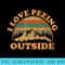 I Love Peeing Outside funny Camping Hiking - PNG Graphics - Add a Festive Touch to Every Day