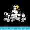 Womens Peanuts Halloween Group - PNG Clipart - Lifetime Access To Purchased Files