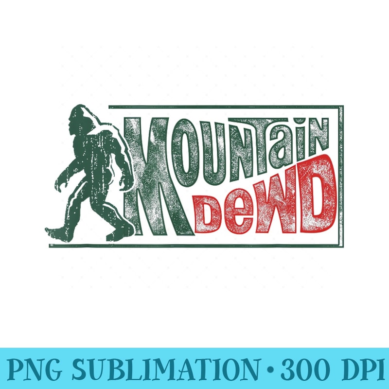 Funny Bigfoot Mountain Dude Hiking Camping Retro - PNG Clipart - Unleash Your Inner Rebellion