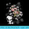 Peanuts Snoopy Flowers Raglan Baseball - PNG Download - Unleash Your Creativity