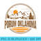 Vintage Porum, Oklahoma Mountain Hiking Souvenir Print - PNG Download - Unleash Your Inner Rebellion