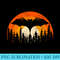 Bats Are Cool Lovely Bat Sunset School Summer Break Graphic - PNG Download Source - Perfect for Personalization