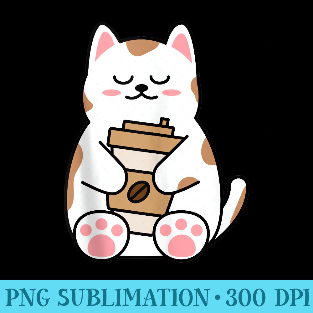 Cat Boba Tea Bubble Tea Kawaii Anime Japanese Neko Girl - PNG Image Download - Unique And Exclusive Designs