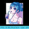 Bubble Tea Anime Girl Boba Milk Tea Kawaii Japanese - Fashionable Shirt Design - Create with Confidence