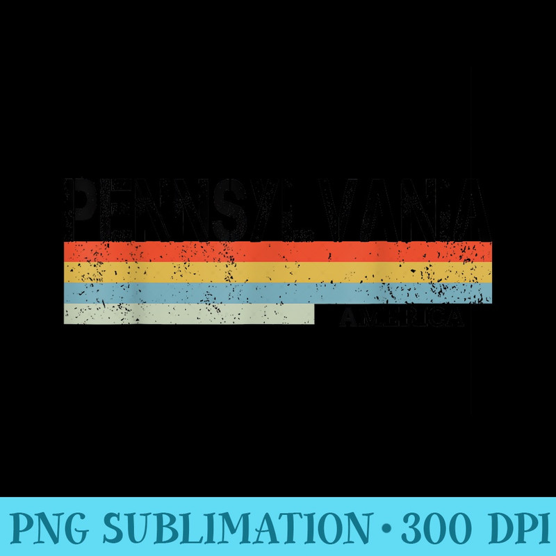 Pennsylvania - Blank Shirt Template PNG - Create with Confidence