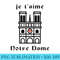 je taime Notre Dame Cathedral - PNG Download Website - Trendsetting And Modern Collections