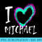 I Love Michael friend Husband Son Pink Heart - Shirt Mockup Download - Limited Edition And Exclusive Designs