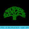 The Town Classic Oak Tree green Oakland California - Free Transparent PNG Download - Spice Up Your Sublimation Projects