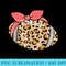 Football Mom Life Leopard Football Girl - Shirt Clipart Free PNG - Transform Your Sublimation Creations