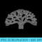 The Town Classic Oak Tree white Oakland California - Modern PNG designs - Perfect for Creative Projects