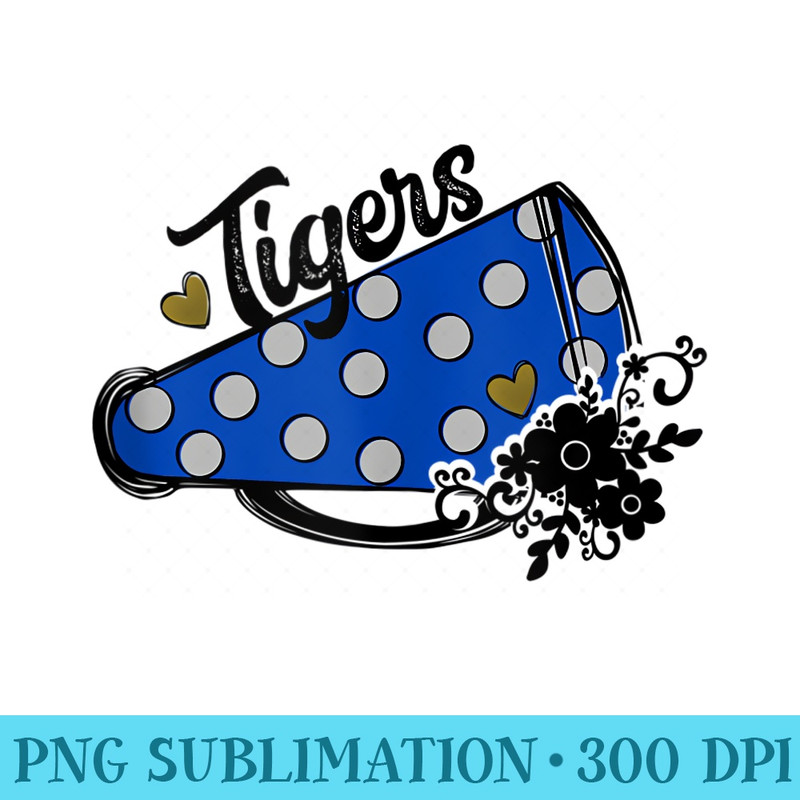 Cheerleader Cheer Tigers School Sports Fan Team Spirit - Transparent PNG download - Versatile And Customizable Designs