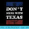 Vintage Dont Mess With Longhorn Lone Star State Texas - Sublimation PNG Designs - Perfect for Creative Projects