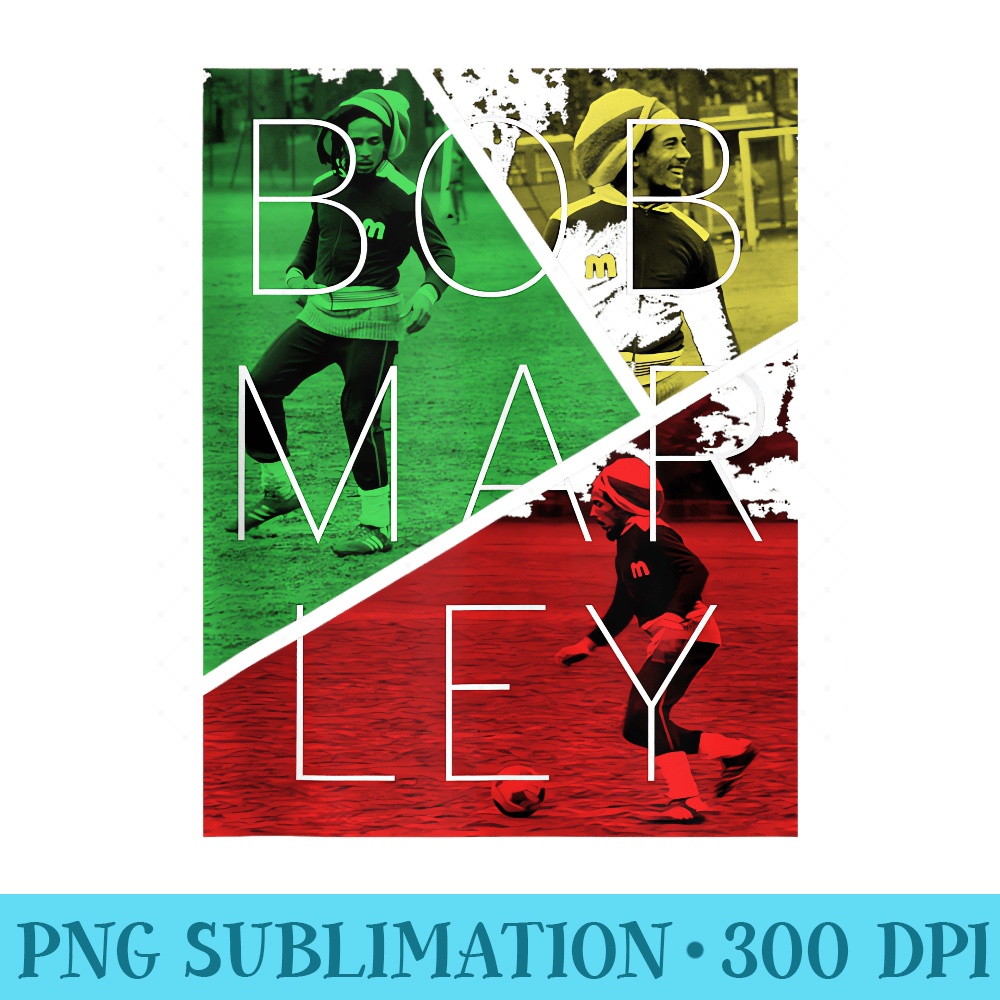 Bob Marley Soccer Split - PNG Download Library - Unique And Exclusive Designs