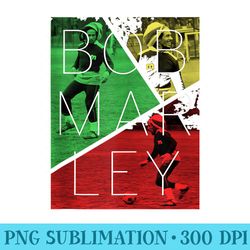 bob marley soccer split - png download library