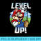 Super Mario Level Up Bowser Flag Portrait - Exclusive PNG designs - Lifetime Access To Purchased Files