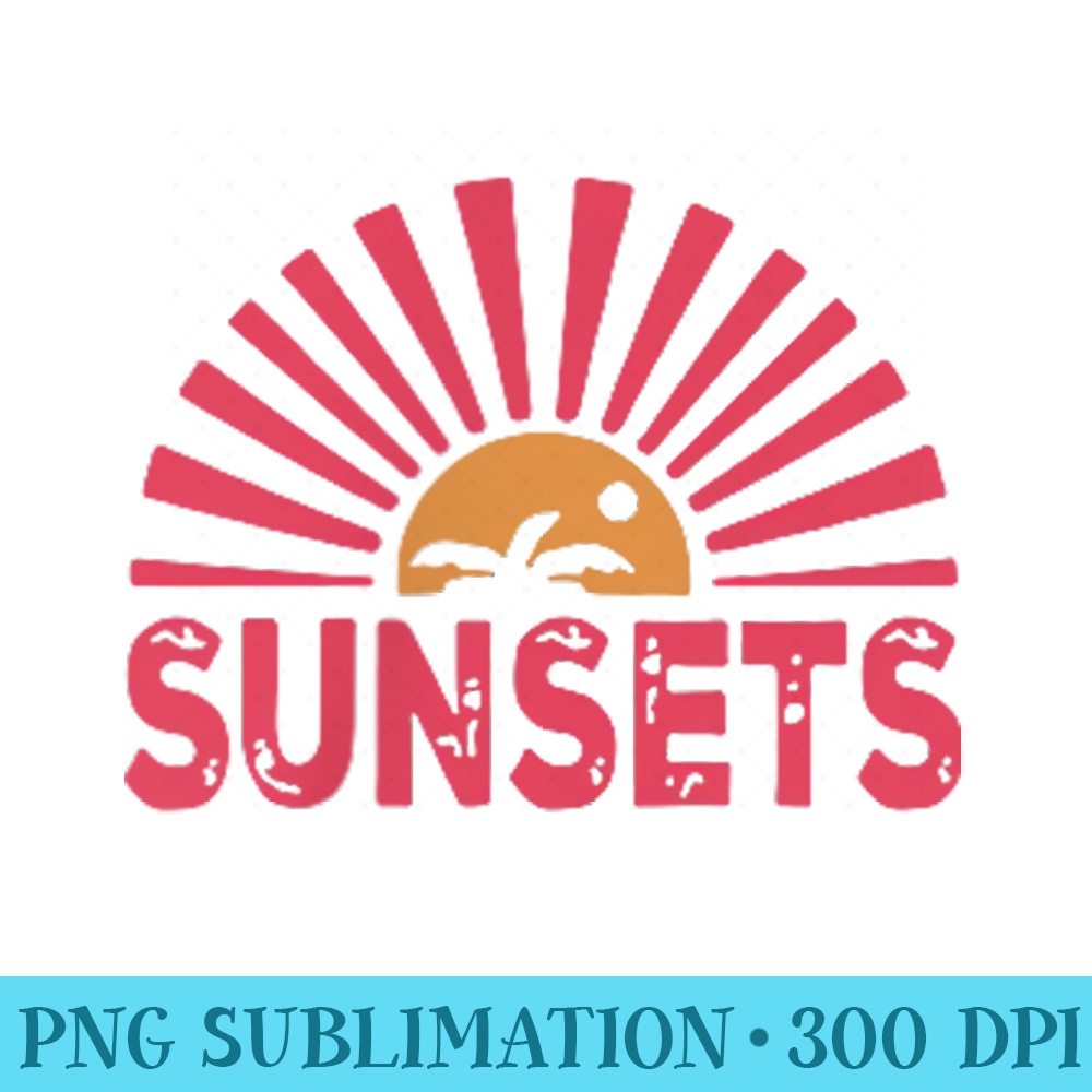 forever chasing sunsets - Blank Shirt Template PNG - Lifetime Access To Purchased Files