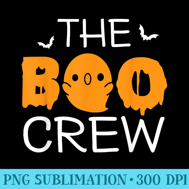 The Boo Crew Funny Matching Halloween Family Halloween - Printable PNG Images - Unleash Your Creativity