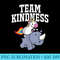 Choose Kind Rhino Unicorn Team Kindness - PNG Transparent Background Download - Unlock Vibrant Sublimation Designs