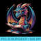 Dragon Reading Book Vaporware Bookworms Dragons and Books - Download Shirt PNG - Bring Your Designs to Life