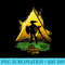 Legend of Zelda Painted Triforce Quote - PNG Graphics Download - Boost Your Success with this Inspirational PNG Download