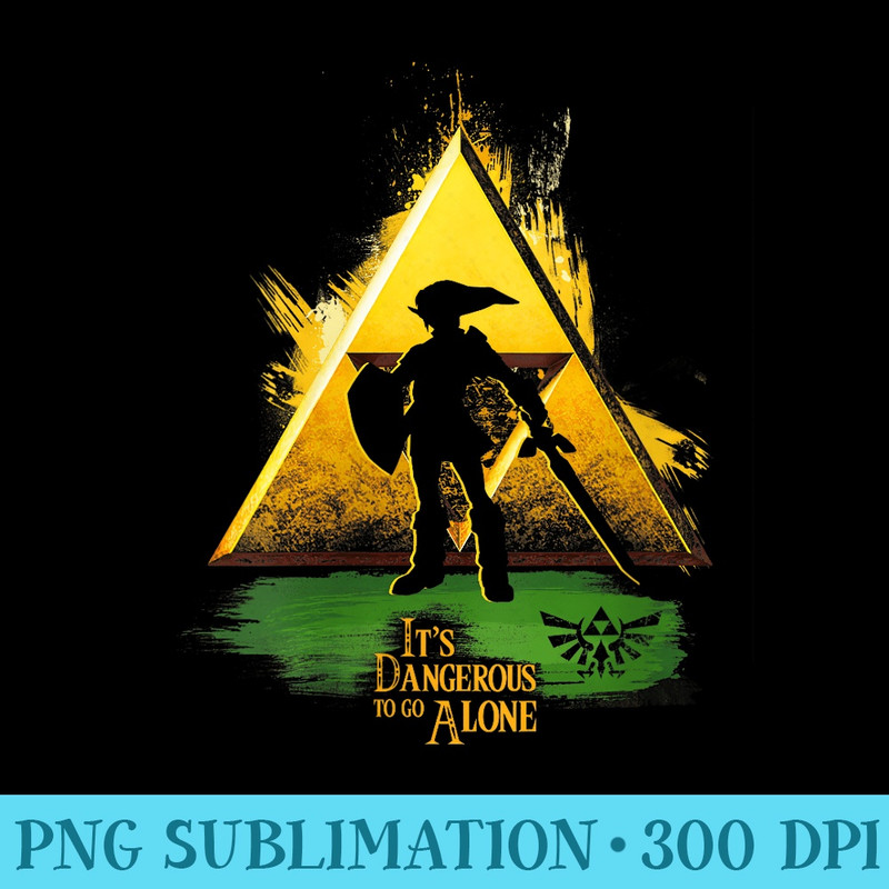 Legend of Zelda Painted Triforce Quote - PNG Graphics Download - Boost Your Success with this Inspirational PNG Download
