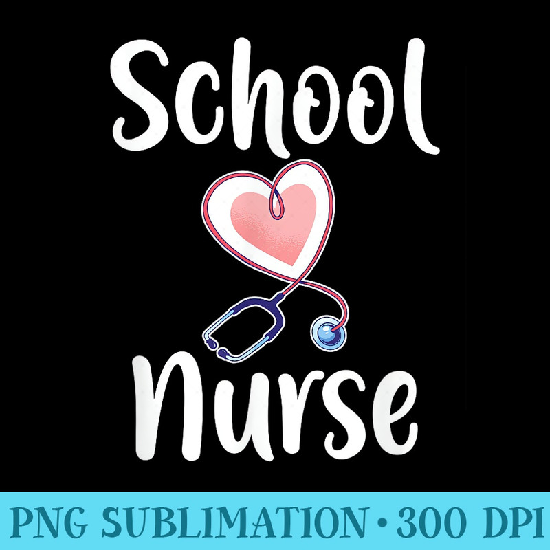 School Nurse - Shirt Image Download - Bold & Eye-catching