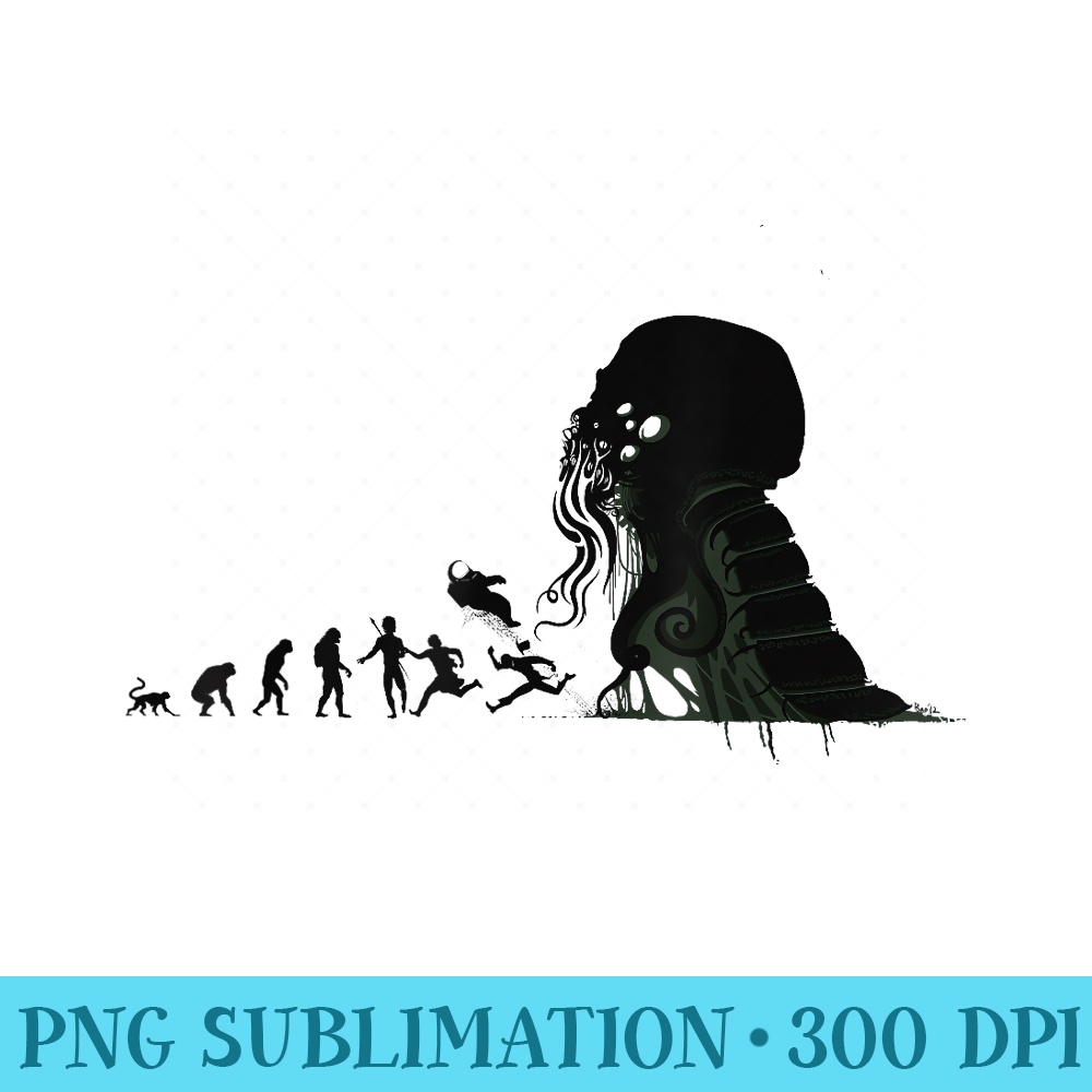 Call of Cthulhu Lovecraftian Evolution SciFi Necronomicon - PNG Clipart Download - Perfect for Creative Projects