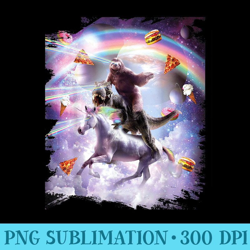 Laser patterns space inertia on dinosaur unicorn - Printable PNG Images - Bring Your Designs to Life