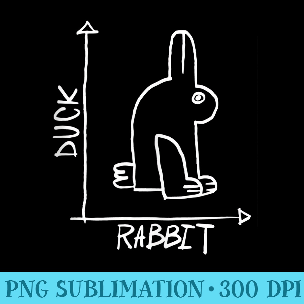 Funny Science Nerd Duck Rabbit Physics Math Geek - Download PNG Pictures - Eco Friendly And Sustainable Digital Products