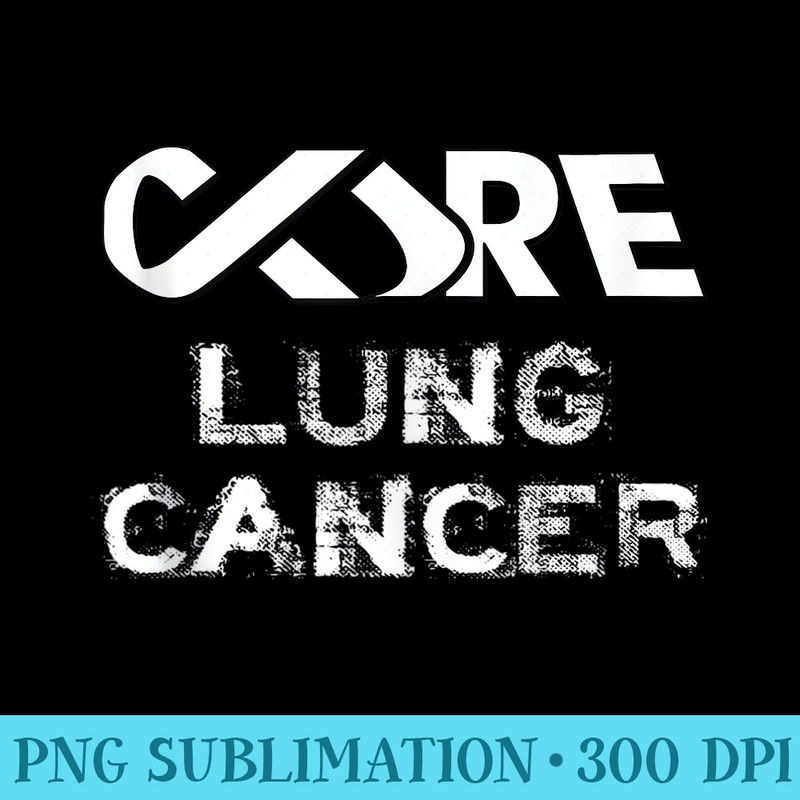 Cure Lung Cancer Awareness - PNG design downloads - Capture Imagination with Every Detail