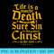 Christ Is The Cure Christian - PNG Graphics Download - Perfect for Sublimation Mastery