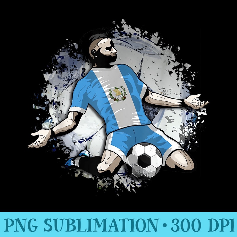 Guatemala Soccer Guatemalan National Flag Football Lovers - Transparent PNG Download - Enhance Your Apparel with Stunning Detail